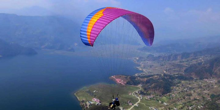 Paragliding in Nepal