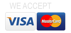 We Accept VISA and MasterCards